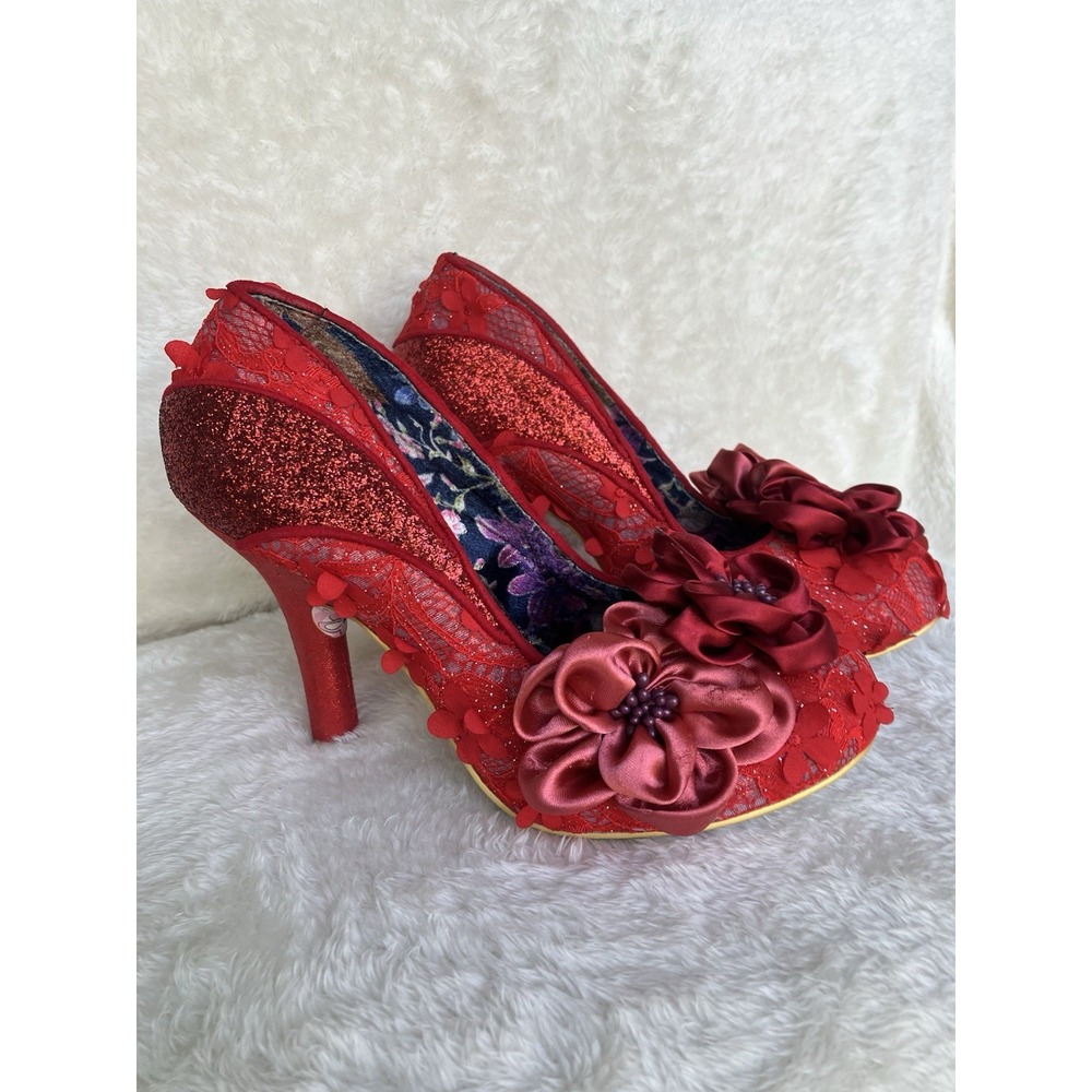 Irregular Choice Peach Melba Shoes Women's Size 10